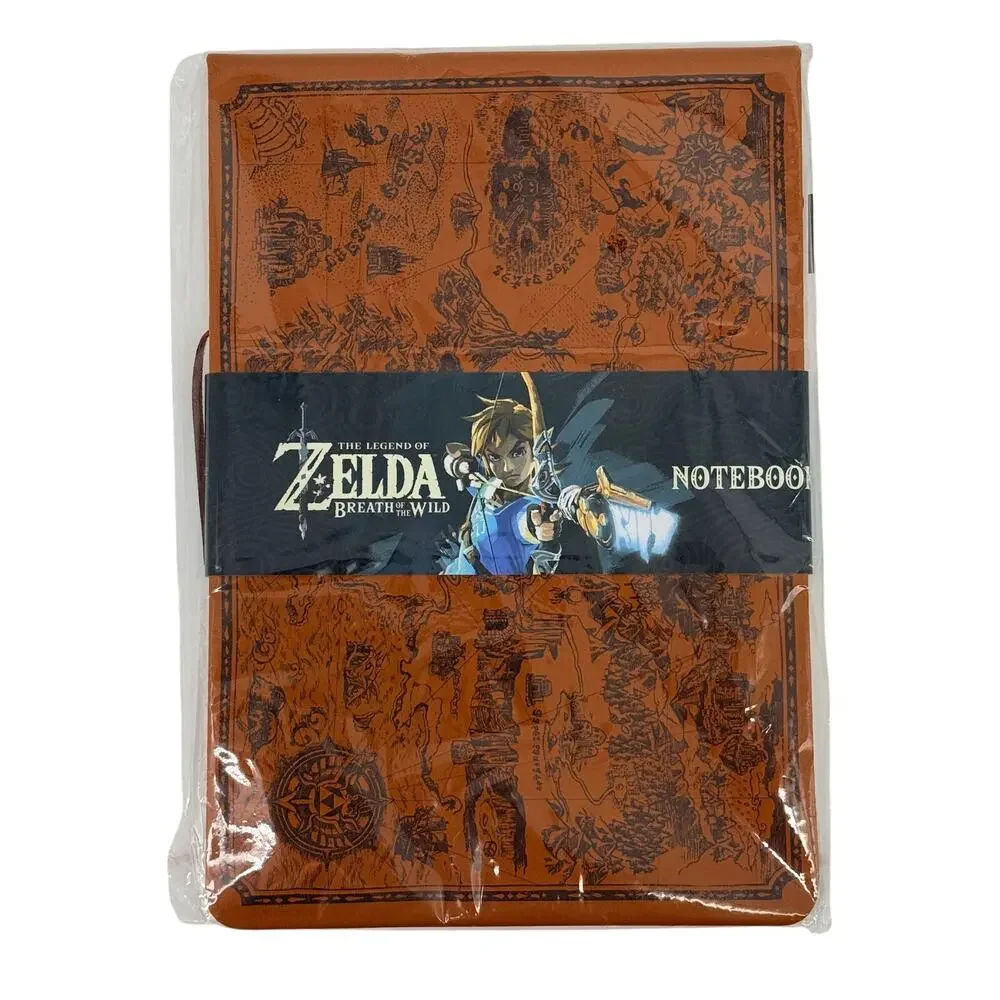 Nintendo Zelda Breath of the Wild Hardcover Notebook Journal 9x6 New
